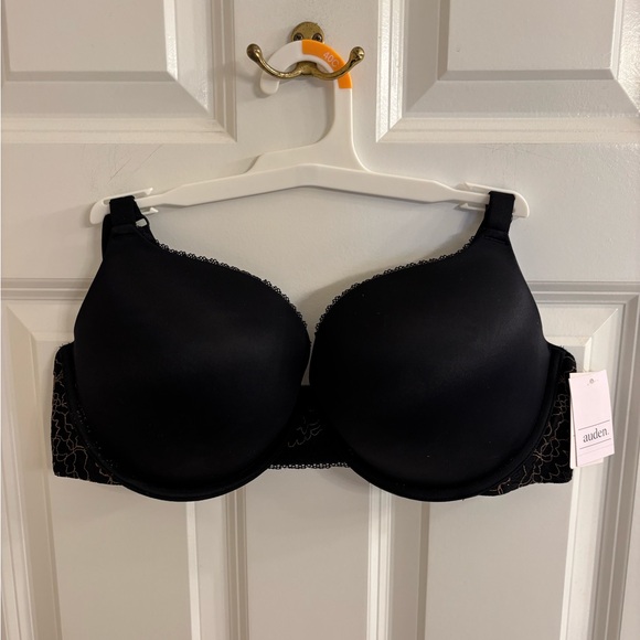 Women's The Radiant Racerback Push Up Bra - Black, Auden, Size 32AA